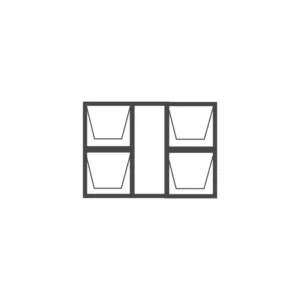 Aluminium Top Hung Window 1500x1200 (15DDT12)
