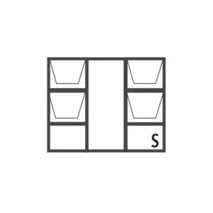 Aluminium Top Hung Window 1800x1800 (18DDT18)