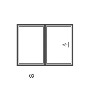 Aluminium Sliding Window 2100x1800 (21ox18)