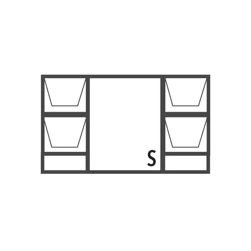 Aluminium Top Hung Window 2400x1500 (24DDT15)