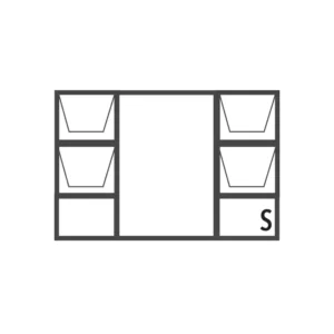 Aluminium Top Hung Window 2400x1800 (24DDT18)