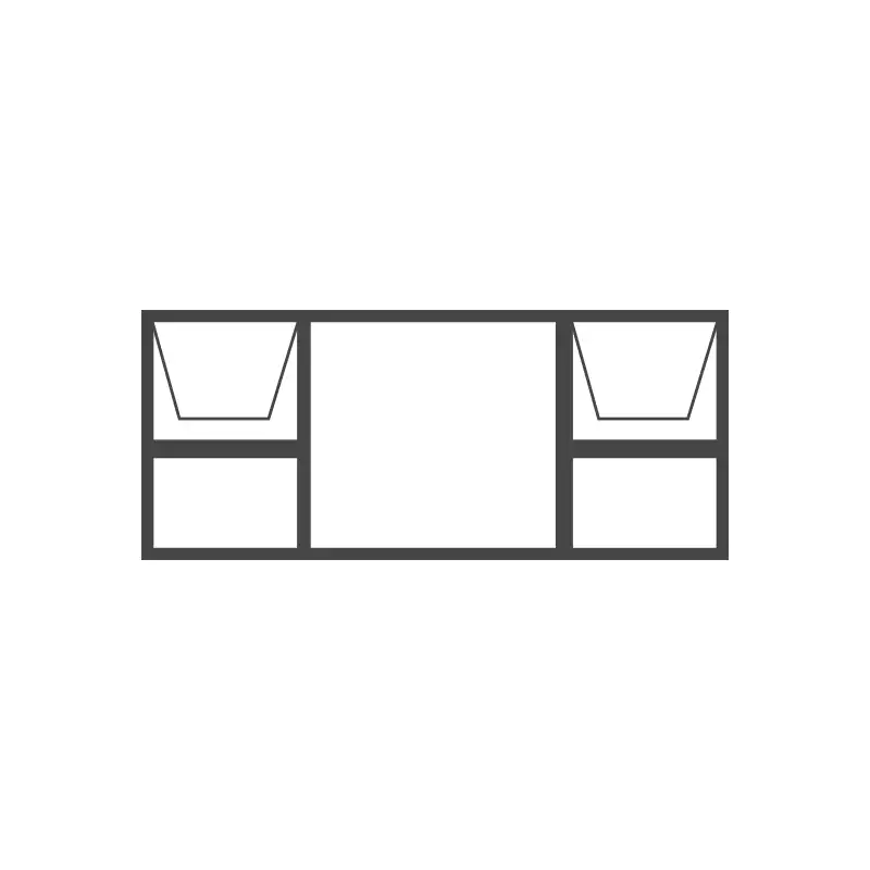Aluminium Top Hung Window 2400x900 (24DT9)