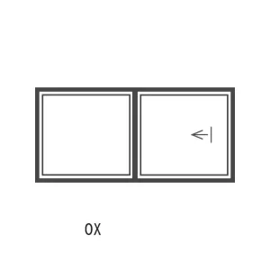 Aluminium Sliding Window 2700x1200 (27xo12)