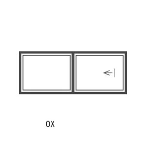 Aluminium Sliding Window 2400x900 (27xo09)