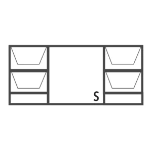 Aluminium Top Hung Window 3000x1500 (30DDT15)