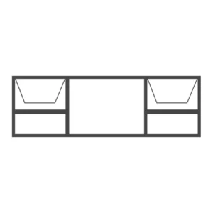 Aluminium Top Hung Window 3000x900 (30DT9)