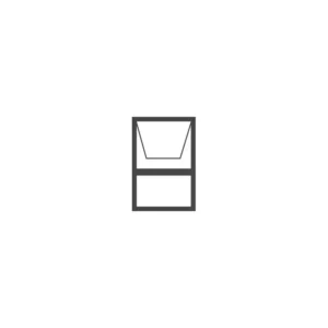 Aluminium Top Hung Window 600x900 (6T9)