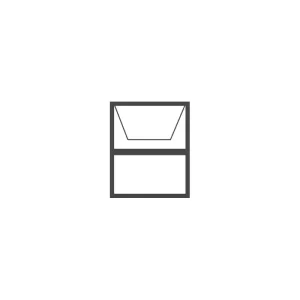 Aluminium Top Hung Window 900x1200 (9T12)