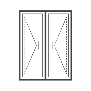 double french door 1200x2100