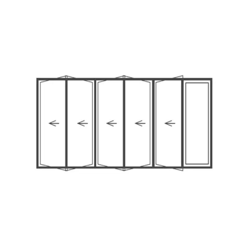 Aluminium Sliding Folding Door 3000x2100 (SFD305)