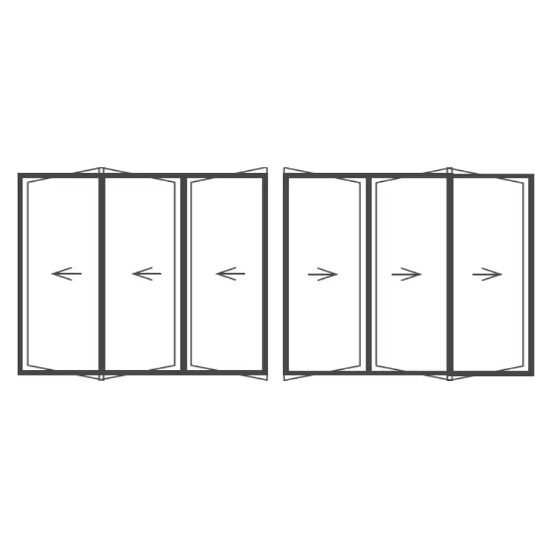 Aluminium Sliding Folding Door 5500x2100 (SFD556)